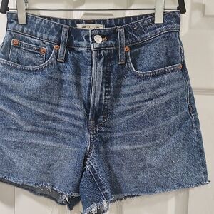 Madewell Classic Blue Jean Shorts
